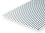 Evergreen Scale Models 4525 Corrugated Sheet Styrene .030" Spacing. Fixed Price $6.99.