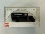 Busch 47706 Ford Model Aa Police Patrol Van 1:87 Ho Scale Germany New. Fixed Price $14.99.