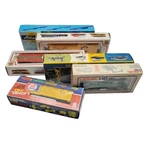 Vintage Ho Train Lot Lionel Ahm Bachmann Athearn Some Unmatched Boxes. Fixed Price $100.00.