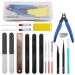Professional 17 Pcs Tools Kit Modeler Basic Craft Set Hobby Build.... Fixed Price $15.77.
