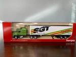 Herpa #6184 Mack CH613 10 Wheel Cab W/45' Box Trailer "sgt" Built-up 1:87. Fixed Price $29.99.