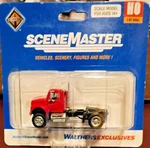 Walthers Scenemaster 949-11190 Ho International 4900 Red Single Axel Tractor. Fixed Price $18.00.