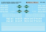 Microscale MC-4002 Illinois Central Icrr Locomotive Hoods & Switcher Decals. Fixed Price $9.99.