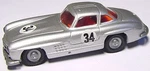 1:87 Mercedes-benz 300SL Gullwing '54 Silver Metallic NO.34 Praline. Fixed Price $9.11.
