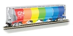 Bachmann 19133 Canadian National Demonstrator 4 Bay Cylindrical Grain Hopper -ho. Fixed Price $30.00.