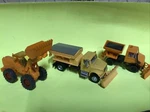 Wiking Ho 1:87 Unimog Flat Bed Truck W/plow 2-3/4 Long Mint Condition Plus Two. Fixed Price $19.00.