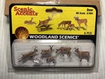 Woodland Scenics Deer Ho Train Figures A1884. Fixed Price $19.99.
