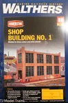 Walthers Cornerstone #933-3165 Shop Building NO.1 (kit) Plastic. Fixed Price $38.38.