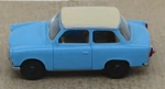 Wiking 1/87 Trabant 601 S Light Blue Microphone Ivory Roof #12913 No Box. Fixed Price $8.17.