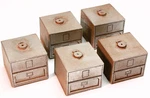 Chooch Enterprises Cast Resin Freight Car Load Barium Oxide Bins Large 214-7287. Fixed Price $20.98.