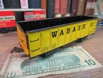 Marx Toys Wabash 80982 Yellow Gondola Car Lines Model Railway Train. Fixed Price $14.99.