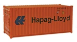 New Walthers 20 Corrugated Container Hapag-lloyd Ho Scale Free Us Ship. Fixed Price $17.49.