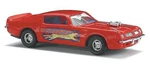 1:87 Busch # 41706 - 1973 Pontiac Firebird Transam Red "crazy Car" W/hood. Fixed Price $11.95.