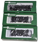 3 Scale Bowser Boston & Maine Pennsylvania 55TON U Channel Hopper Cars. Fixed Price $45.49.