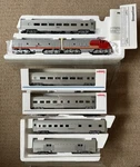 Marklin Ho Santa Fe 5-CAR Passenger Set Mint. Fixed Price $549.95.