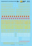Microscale 87-21 Ho Pennsylvania Railroad Prr 1937-1968 Diesel Locomotive Decals. Fixed Price $11.11.