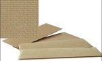 Walthers 933-3524 Ho Dark Cream Brick Sheet X 9-3/4 10.1 24.7CM (pack Of 4). Fixed Price $12.99.
