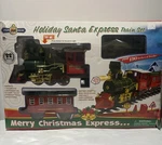 Steam Engine Holiday Santa Express Train Set. Fixed Price $41.00.