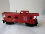 A.t. & S.f. At Sf 7240 Santa Fe Train Car Caboose Unmarked As Is Red. Fixed Price $5.00.