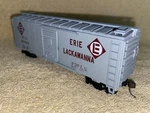 Erie Lackawanna 40 Boxcar Double Diamond Bev-bel Athearn With Kadee Couplers. Fixed Price $20.05.