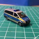 Herpa Ho Scale 1:87 Mercedes German Police Polizei Van. Fixed Price $24.99.