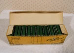Railroad Matches "ship It On The Frisco" Car Box W/26 Burlin Matchbooks. Fixed Price $12.00.