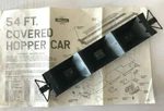 Athearn 54' Covered Hopper Car Kit Part #53001 Underframe (1 Piece) - New!. Fixed Price $10.98.