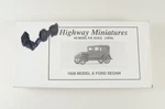 Jordan Products Highway Miniatures Ho 1928 Model Ford Sedan Kit 360-236. Fixed Price $16.99.