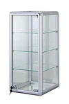 Glass Counter Top Display Case With Shelves And Lock. Fixed Price $198.77.
