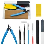 Bxqinlenx Professional 9 Pcs Tools Kit Modeler Basic Compact, Blue. Fixed Price $13.29.