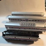 Ho Scale Bachmann Amtrak 508 Train Set Locomotive & 3 Coach Cars. Fixed Price $149.99.