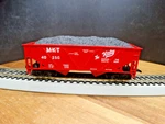 Mantua Scale 35' M-k-t The Katy 40250 Weighed Railroad Hopper With Coal Load. Fixed Price $12.75.