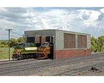 Bachmann Industries Double Stall Shed. Fixed Price $54.00.