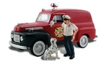 Woodland Scenics Ho Scale Fire Van Sparky The Chief AS5559. Fixed Price $32.28.