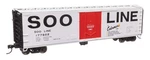 2865 Walthers Ho 50' Pc&f Insulated Boxcar Soo Line #177602. Fixed Price $31.50.