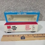 Ho Scale Life-like 8433 Box Car Campbells M'm! Good! Billboard Train. Fixed Price $14.99.