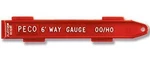 Peco SL-36 New 2024 Ho Scale 6' Way Gauge Double Track Spacing Tool. Fixed Price $15.32.