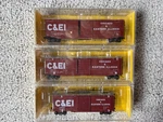 Kadee Ho Chicago & Eastern Illinois PS-1 40 50 Box Asstd (3 Cars) Nib. Fixed Price $136.37.