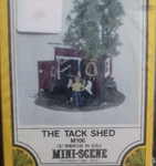 Woodland Scenics Tack Shed M106 Ho 1:87 Unassembled Metal Kit Figures Tree. Fixed Price $12.00.