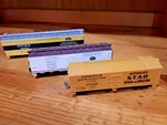 Lot Of 3 Ho Scale Refrigerator Train Cars New York Central + Armour Star. Fixed Price $29.99.