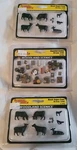 Woodland Scenics Ho Scale Lot Black Angus Cows A1955 + Assorted Crates A1855 New. Fixed Price $34.99.