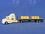 Ertl 4265 Kenworth T600B W/flatbed Trailer & Load 1/87 Ho Scale Die-cast Mib. Fixed Price $39.00.
