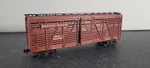 BA08 Ho Scale Train Car Livestock Missouri Pacific 54072 Knucklers. Fixed Price $12.58.