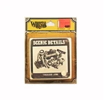 Woodland Scenics Ho Scale Trackside Junk Kit D202, New Old Stock, Details. Fixed Price $19.00.