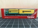 Herpa 859185 Man F90 Truck & Trailer - Schenker 1:87/HO. Fixed Price $10.89.