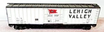 Lehigh Valley Railroad 50' White Plug Door Boxcar 8217 Athearn Run Kadee Ho. Fixed Price $14.95.