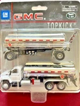 Ho Scale Boley #3018-76 Gmc Top Pick White Cab, Silver Double Tanker. Fixed Price $22.00.