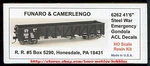 Funaro F&c 6262 Atlantic Coast Line Gondola Acl 41'-6" Steel Wwii War Emergency. Fixed Price $44.95.