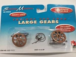 Life-like Scene Master Ho Large Gears For Flatcar Gondola Loads. 433-1513. Fixed Price $6.95.