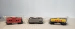 Nos Set Of 3 Atlas Model Railroad Co. Shell Oil Die Cast Train Cars Ho Scale. Fixed Price $39.99.